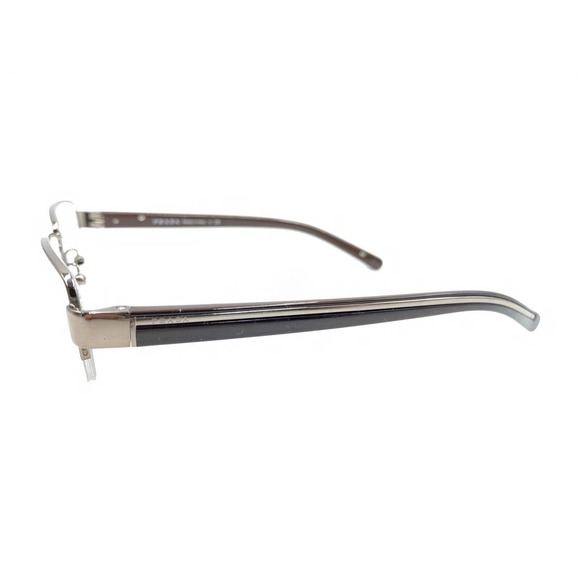 Prada VPR 53M 1BI-1O1 Brown Half Rim Eyeglasses Frames 52-18 135 Italy Designer - Picture 7 of 12